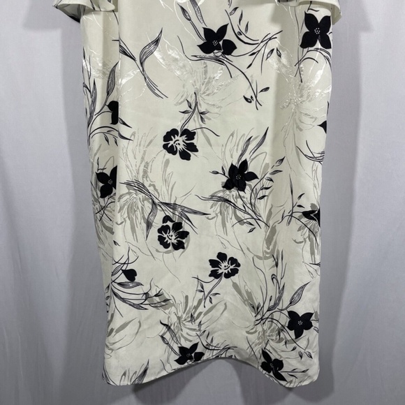 NWT $350 Alice + Olivia [ Medium ]‎ Bess Floral Jacquard Ruffle Slip Dress - Picture 11 of 13